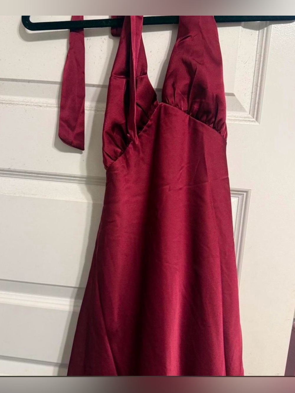 Peppermayo Silk Halter Tie Mini Dress - Picture 4 of 4